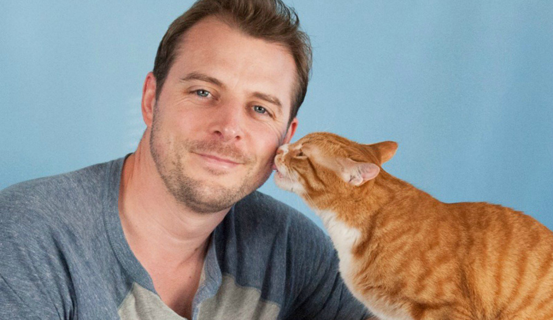 Chris Poole, cat dad to Cole and Marmalade!